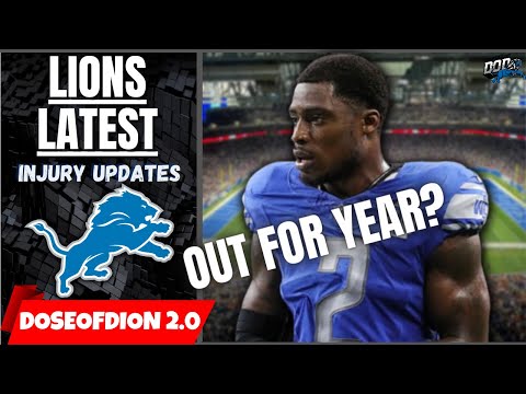 CJ Gardner-Johnson OUT For Year Montgomery Day To Day: Lions Latest Injury Updates