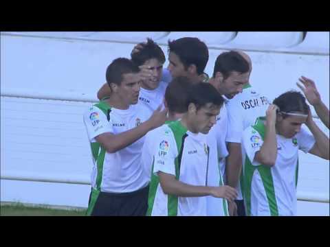 Gol de Jairo Samperio (Racing) - Racing de Santander vs Recreativo de Huelva.