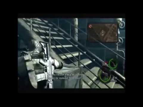 Let's play Resident Evil 5 part 19- Ship Deck