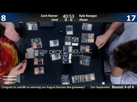 Modern w/ Commentary 9/12/17: Zach Romer (Jund) vs. Kyle Koeppe (Abzan)