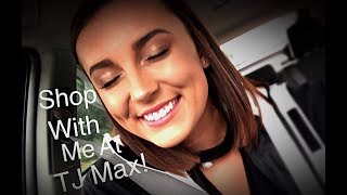 Shop with me at TJ maxx Vlog!