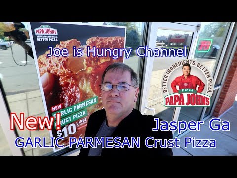 Papa John's® | GARLIC PARMESAN Crust Pizza | Joe is Hungry