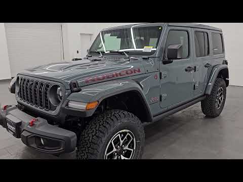 2026 JEEP WRANGLER 4 DOOR RUBICON SKY ONE TOUCH TOP ANVIL 4K WALKAROUND 26J18
