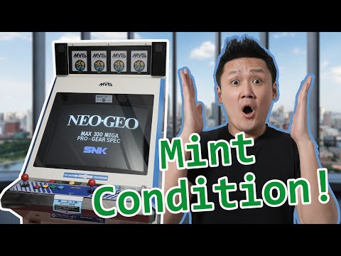 The 1990 NEO GEO MVS Arcade Cabinet Unboxing & Quick Tour!