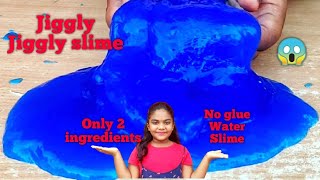 Watery jiggly slime  Only 2 ingredients  Big Barre