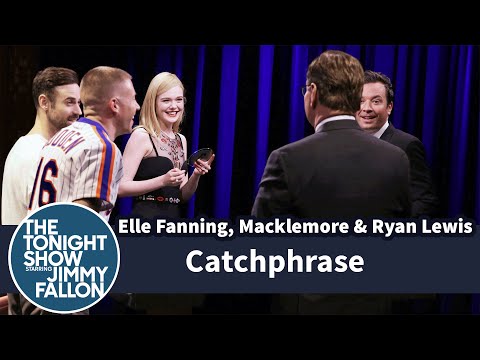 , title : 'Catchphrase with Elle Fanning and Macklemore & Ryan Lewis'