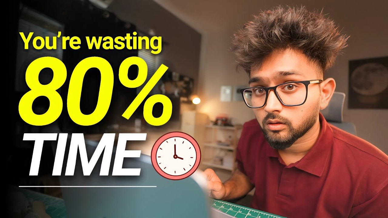 You're Wasting 80% TIME - Here's How To Save It 🔥