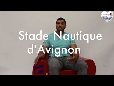 Younès Khattabi présente l'espace remise en forme du Stade Nautique d'Avignon