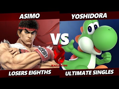 Kagaribi 11 Top 8 - Asimo (Ryu) Vs. Yoshidora (Yoshi) Smash Ultimate - SSBU