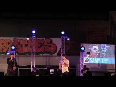 Battle de BeatBox des Arts urbains 2016 à Chirens : Quart de finale Beatness Samy Try