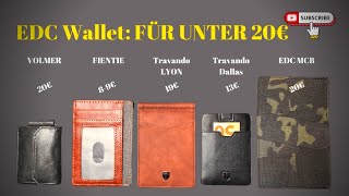 Das BESTE EDC Wallet für unter 20€ - meine Empfehlung