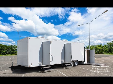 ADA +10 Portable Restroom Trailer | Cedar Series