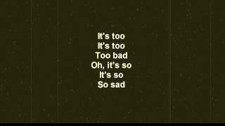 Jordan and the Sphinx - Too Bad, So Sad (Lyric Video)