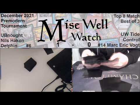 December 2021 Premodern Monthly - Top 8 Match - UBnought vs UW Tide Control