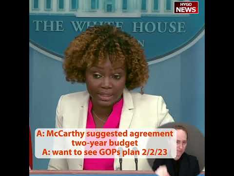 A: McCarthy suggested agreement two-year budget A: want to see GOPs plan