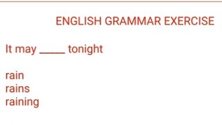 English grammar exercise with explanation #english #grammar #learning #easy #spokenenglish #exercise