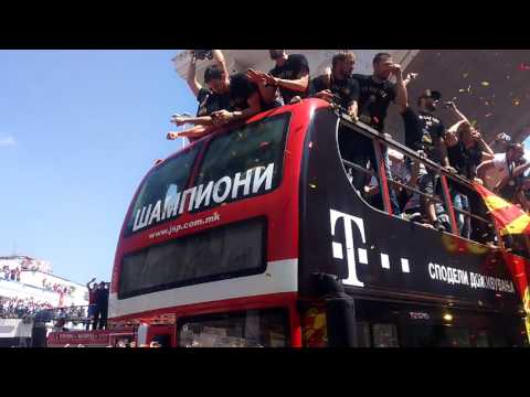 🔴⚫ HC Vardar European Champion, arriving in Skopje 06.06.2017🇲🇰
