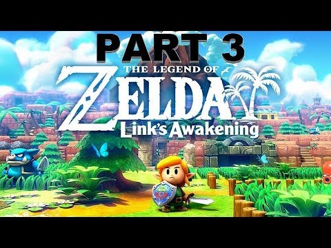 Zelda: Link's Awakening - Rescue BowWow and road to Bottle Grotto, Gameplay Walkthrough (Switch)
