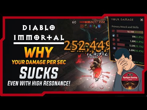 Why Your Damage Per Sec Sucks Even With High Resonance - Diablo Immortal