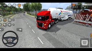 Download lagu PERMAINAN MOBIL TRUK TRAILER TANGKI PERTAMINA BERMUATAN GAS LPG - GAME BUS SIMULATOR INDONESIA mp3