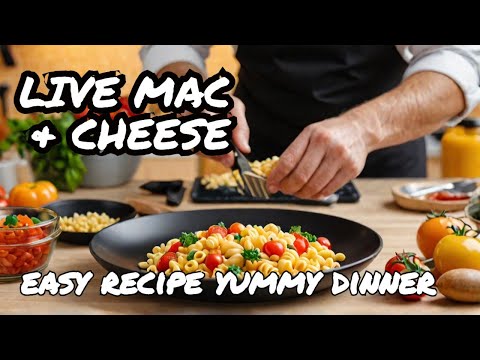 Live Cooking Easy Dinner Recipe : Macaroni Pasta #live