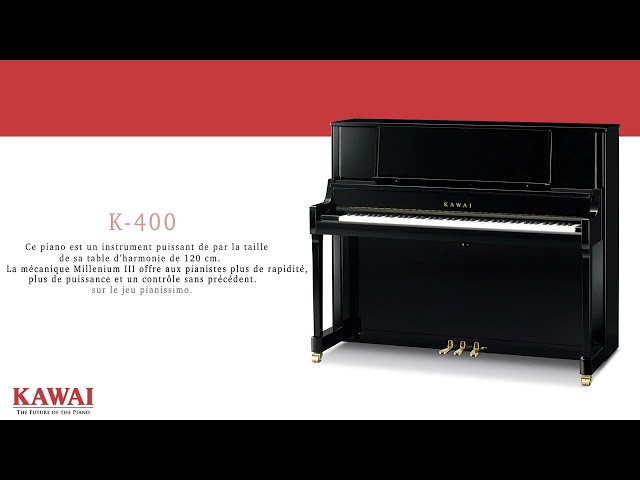 Piano droit Kawai K-300 - Piano Vertu in Pianos & Keyboards in City of Montréal