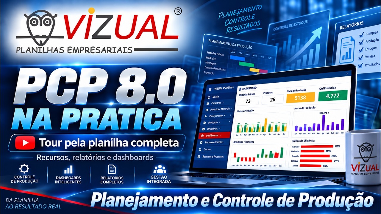 PCP 8.0 - Planejamento e Controle de Produção