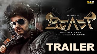 Beast Official Trailer  Vijay  Pooja Hegde  Nelson