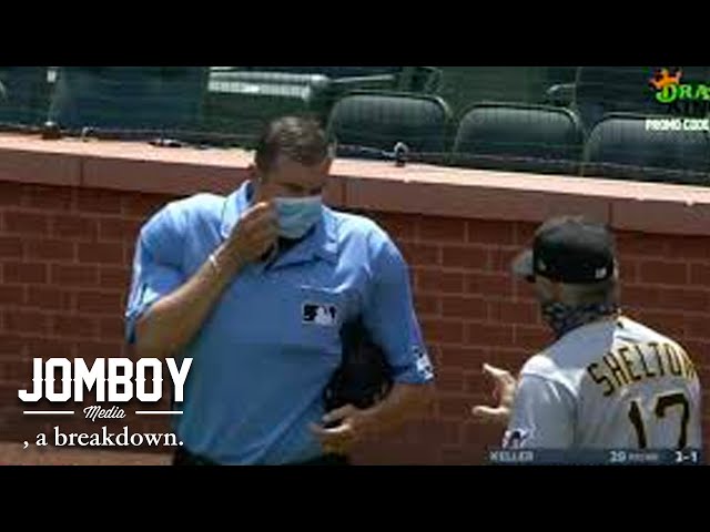 Derek Holland Gets Ejected and we have our first masked argument, a breakdown