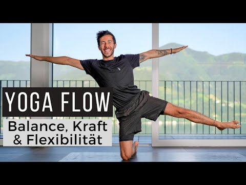YOGA FLOW für mehr Kraft, Balance & Flexibilität (Anfänger & Fortgeschritten) 20 Minuten