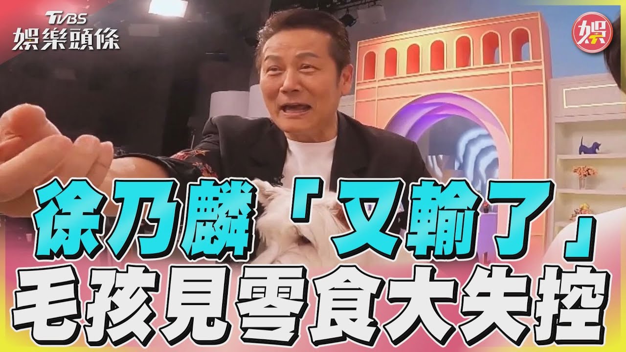 影音/徐乃麟喊「不會輸」慘破功 偕徐新洋帶毛孩挑戰美食誘惑