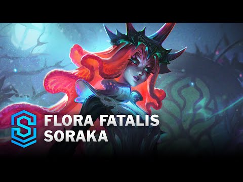 Flora Fatalis Soraka Skin Spotlight - League of Legends