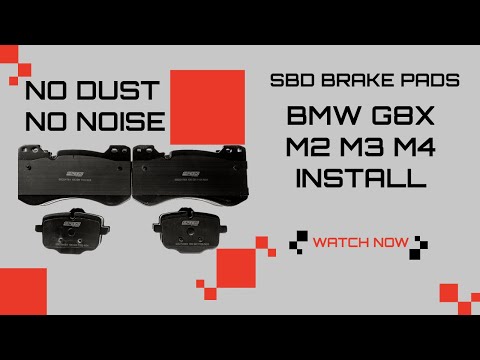 G8X M2 M3 M4 Speed By Design Brake Pads Install Quiet Operation Low Dust \\