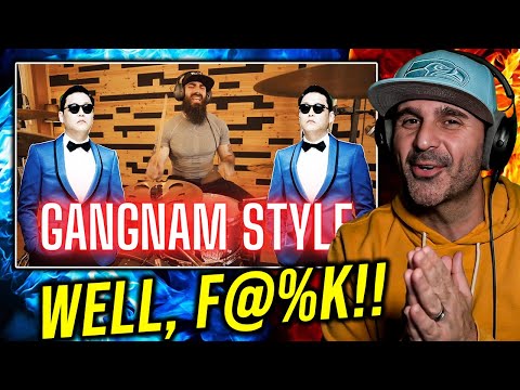 Reaction & Analysis - EL ESTEPARIO SIBERIANO Gangnam Style - Drum Cover 💥