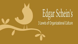 Edgar Schein's 3 Levels of Organizational |Organizational Culture Model| |HND Business|