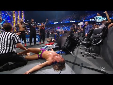 Roman Reigns & The Usos atacan brutalmente a RK-Bro - WWE Smackdown 20/05/2022 (En Español)