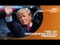 Trump is terug en begint campagne bij 'zijn' muur met Mexico