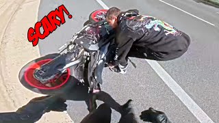 INSANE & SHOCKING Motorcycle Crashes Caught on Camera - Episode 621