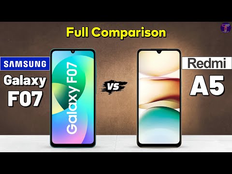 Samsung Galaxy F07 vs Redmi A5 : Full Comparison 🤔❓