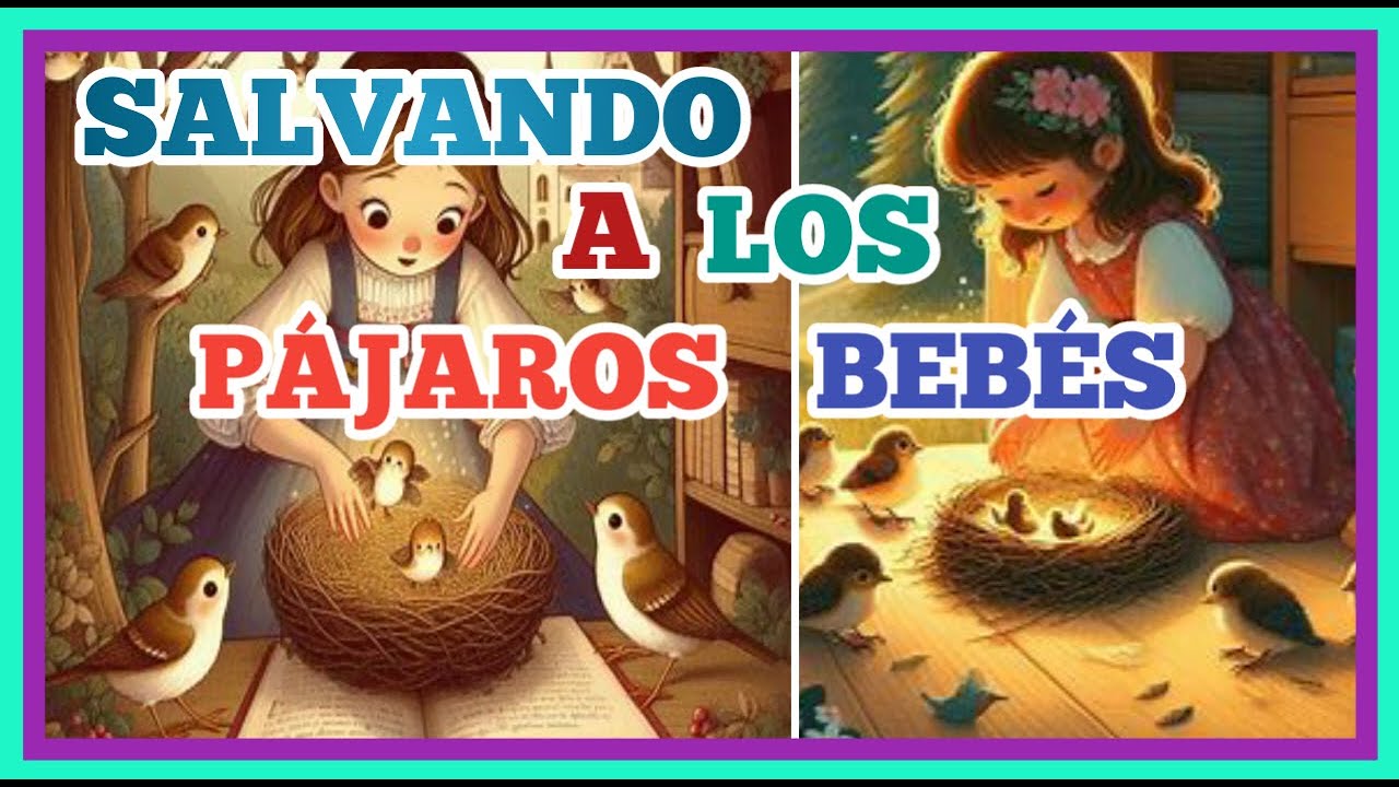 🐦 SALVANDO A LOS PÁJAROS BEBÉS 🐦  | CUENTO 💫