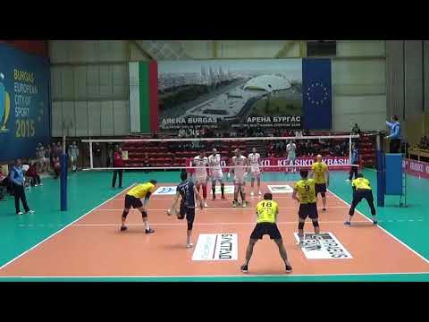 #volleyball #superliga 19-02-08 NVLB16 NEFTOHIMIK 2010 - HEBAR VOLLEY