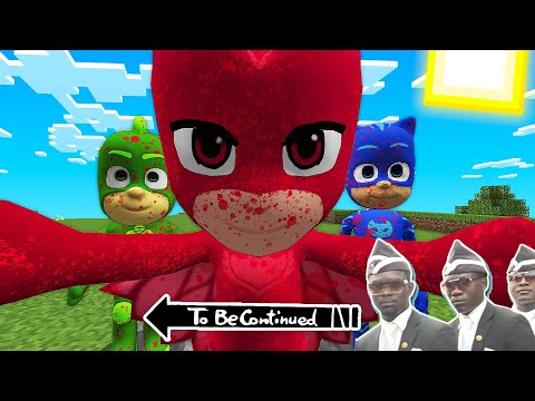 I Found Real PJ MASKS in Minecraft - Coffin Meme