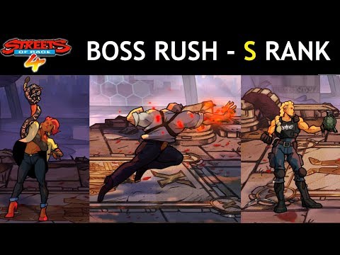 #AD | Streets of Rage 4 - Boss Rush Mode as SoR 3 Skate - S RANK score.