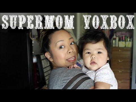SUPERMOM INFLUENSTER VOXBOX Un-boxing | MommyTipsByCole Video