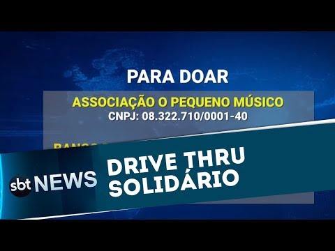Drive Thru solidário | SBT News (19/06/20)
