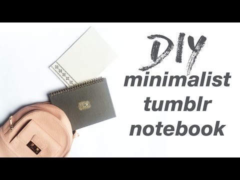 DIY tumblr Minimalist Notebook Cover Ideas | Urban Outfitters Inspired || boyaboay Indonesia