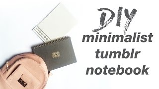 DIY tumblr Minimalist Notebook Cover Ideas | Urban Outfitters Inspired || boyaboay Indonesia