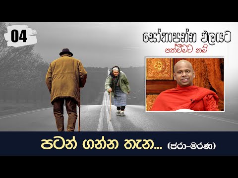 04) පටන් ගන්න තැන...(ජරා මරණ ) | සෝතාපන්න ඵලයට පත්වීමට නම්