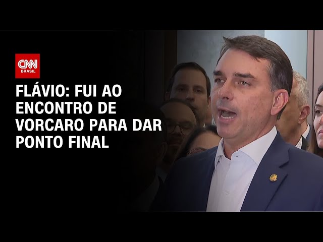 Fui ao encontro de Vorcaro para dar ponto final, diz Flávio | BASTIDORES CNN