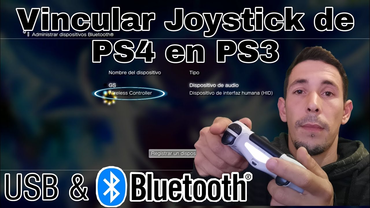 Conectar Joystick de PS4 en PS3